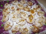 marmalade drops with almonds and powder&nbsp;sugar