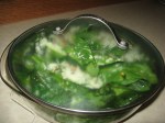 spinach pork and&nbsp;top